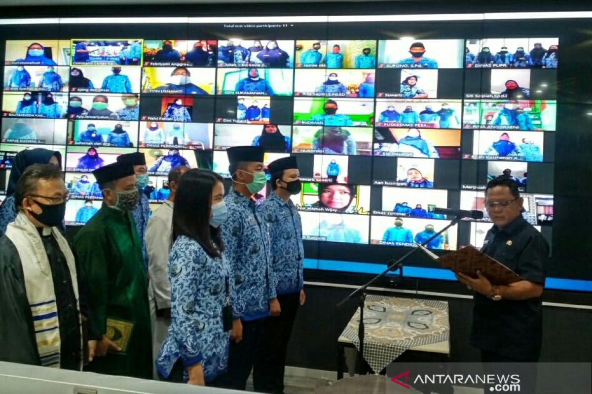 Bupati Bekasi lantik 543 ASN dan pejabat fungsional secara virtual