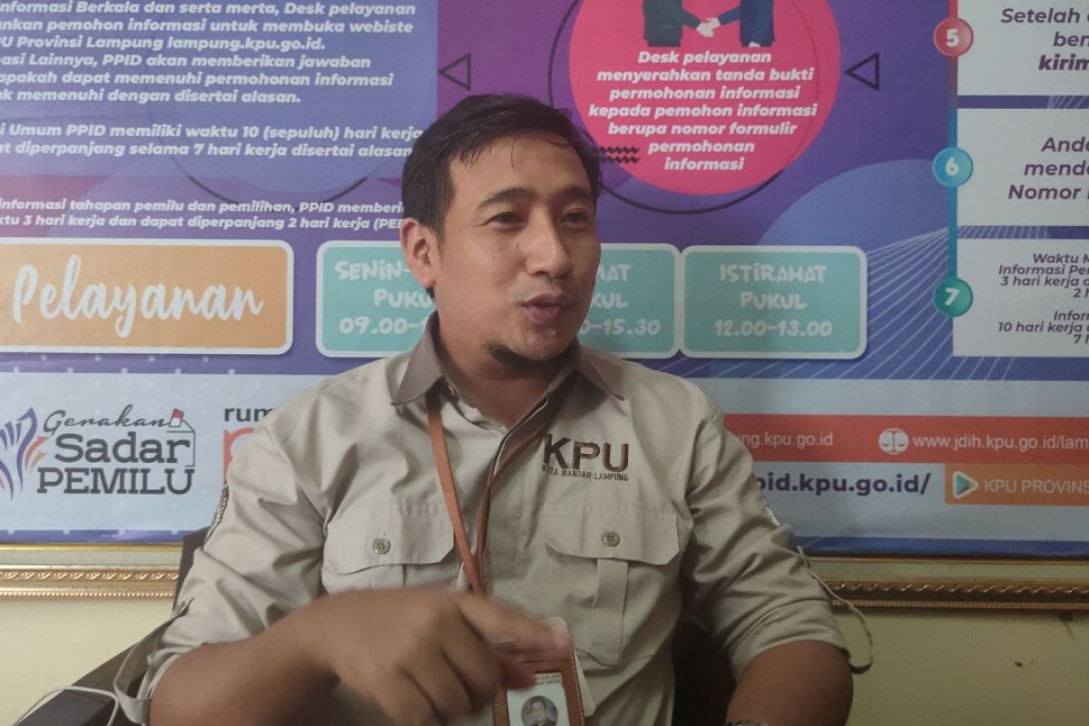 KPU Bandarlampung : Pasangangan Ike-Zam lanjut ke tahap verifikasi faktual