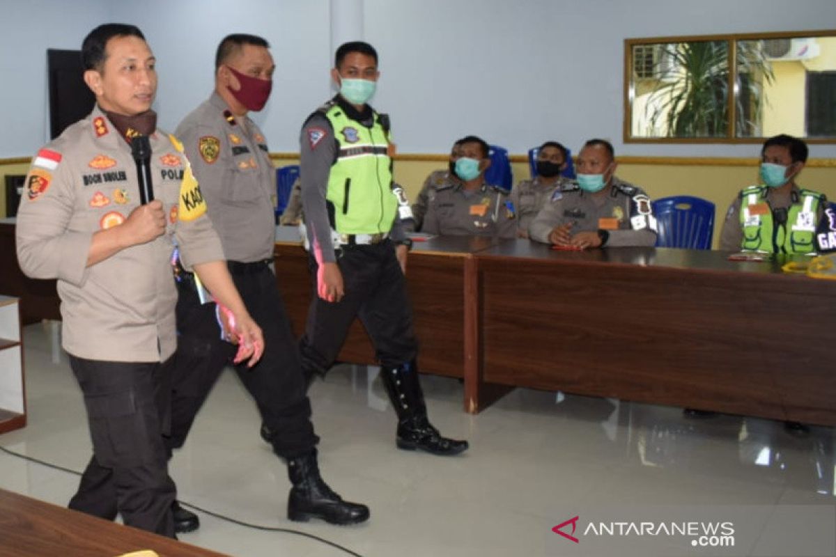 Polres Palu gelar latihan pengamanan VIP jelang Pilkada