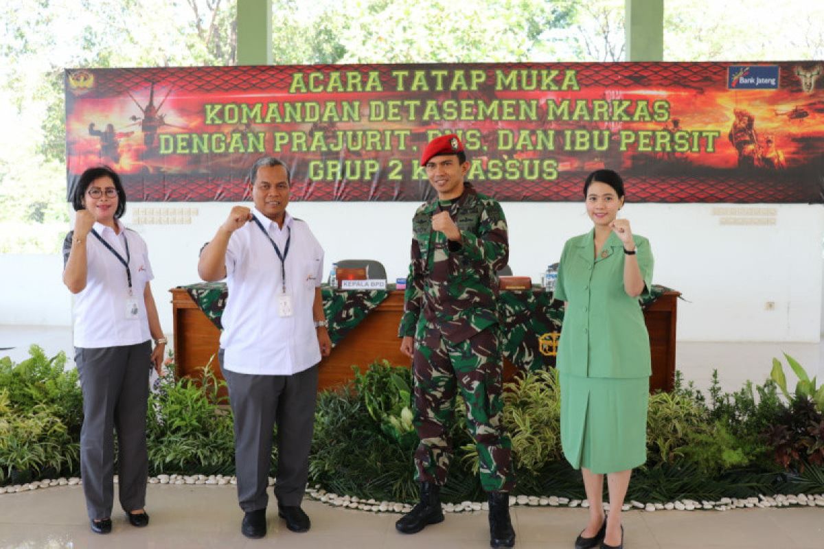 Bank Jateng berikan kemudahan kredit Kopassus Kandang Menjangan