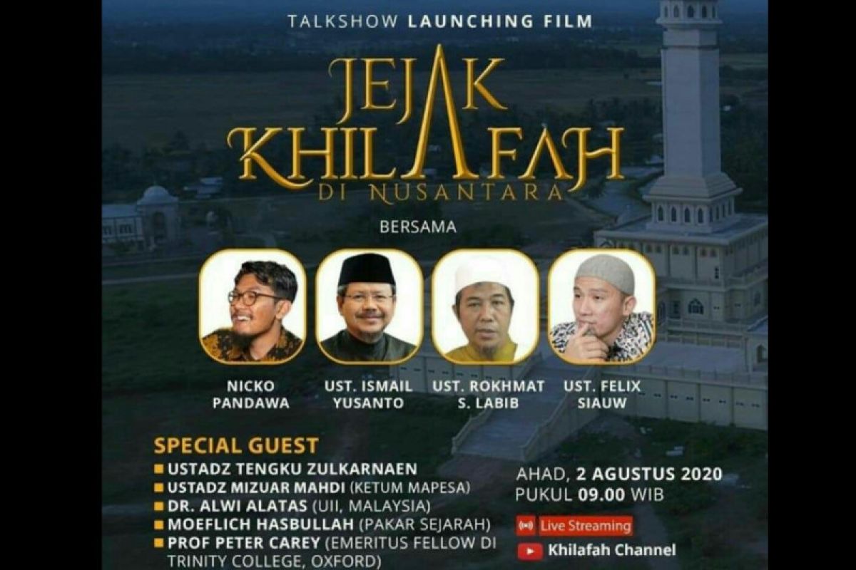 Peter Carey bantah terlibat dalam Film "Jejak Khilafah di Nusantara"