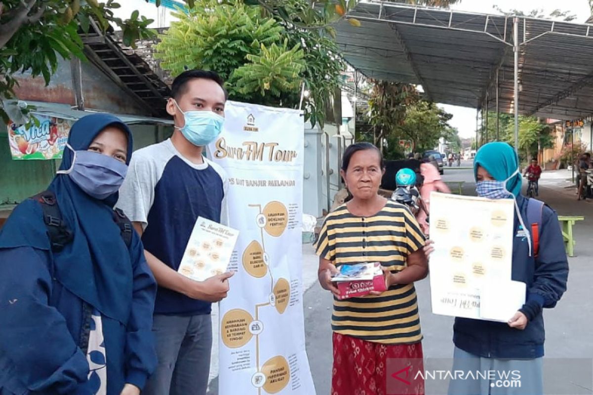 Mahasiswa UNS sosialisasikan kesiapsiagaan bencana  banjir