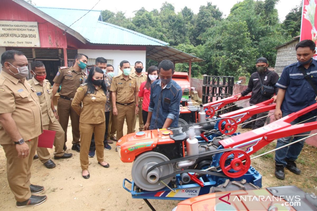 Kabupaten Landak tingkatkan kualitas sektor pertanian melalui modernisasi alat