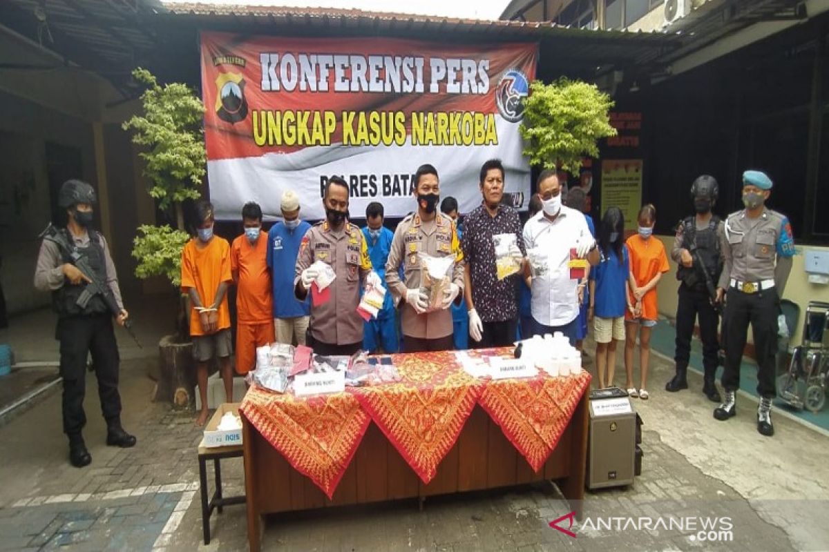 Polres Batang ungkap 9 kasus narkoba sejak akhir Juni