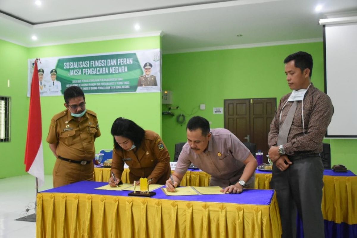 Kejari-Dinas Ketapang Tebing Tinggi MoU bidang hukum perdata