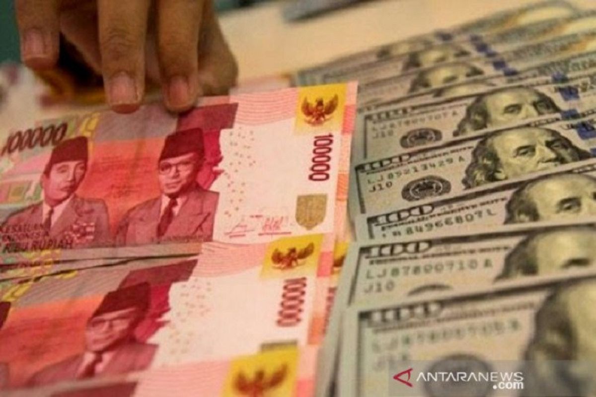 Rupiah pada Jumat pagi menguat 22 poin