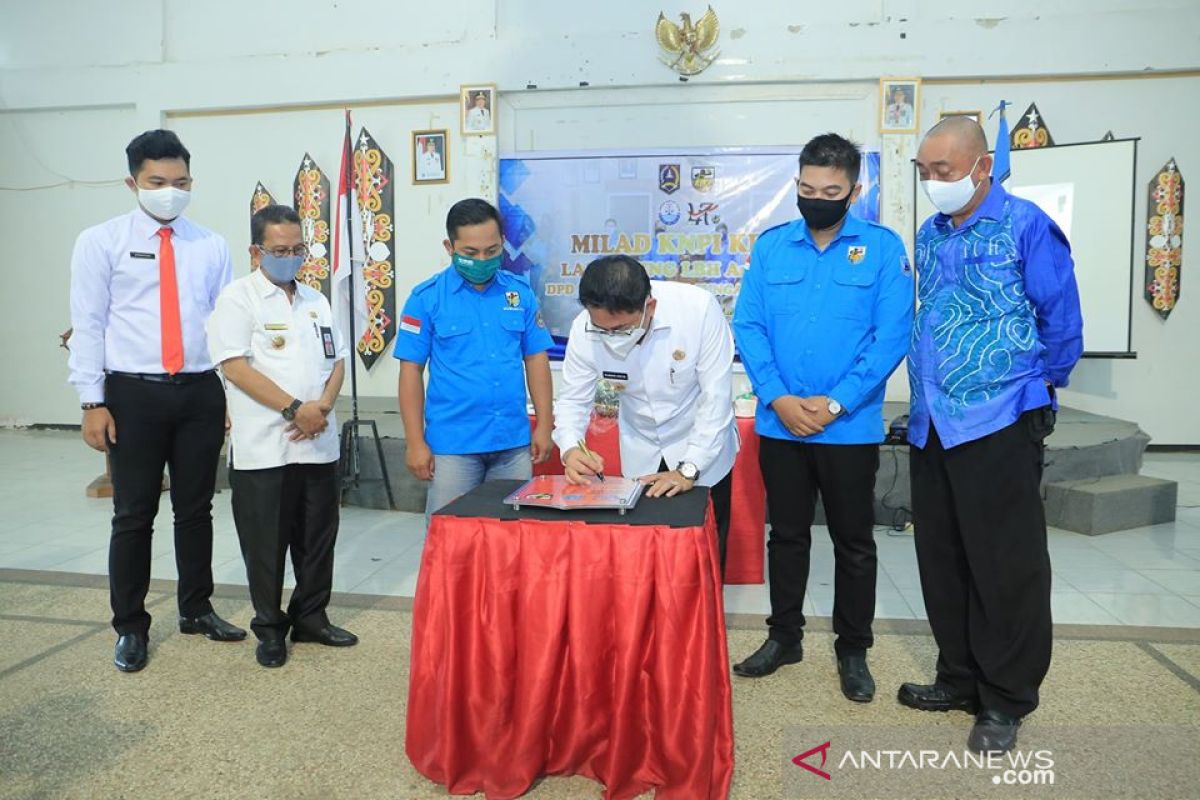 DPD KNPI HSS peringati milad ke-47 dan launching LBH Amandit