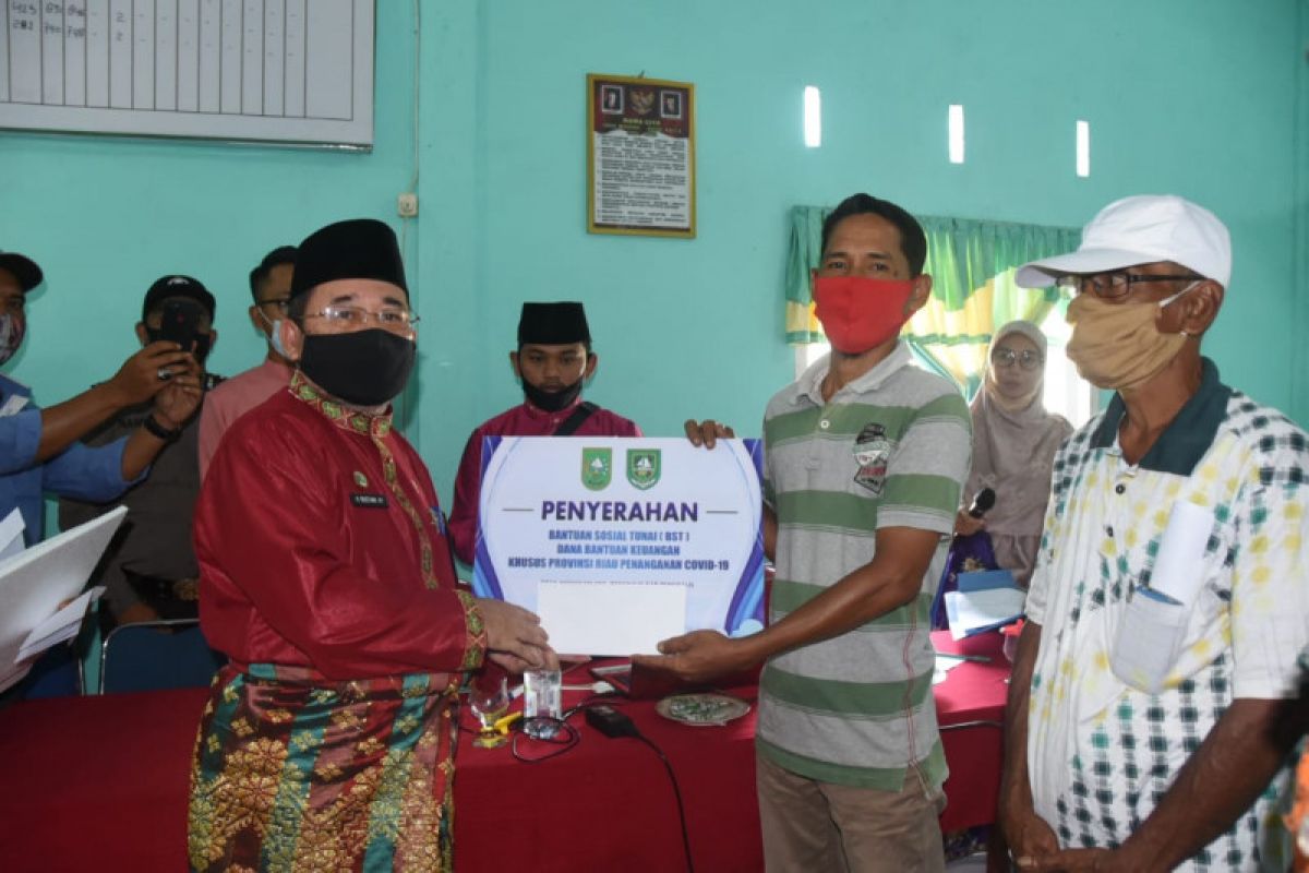 Pemkab Bengkalis salurkan BST keuangan khusus Provinsi Riau