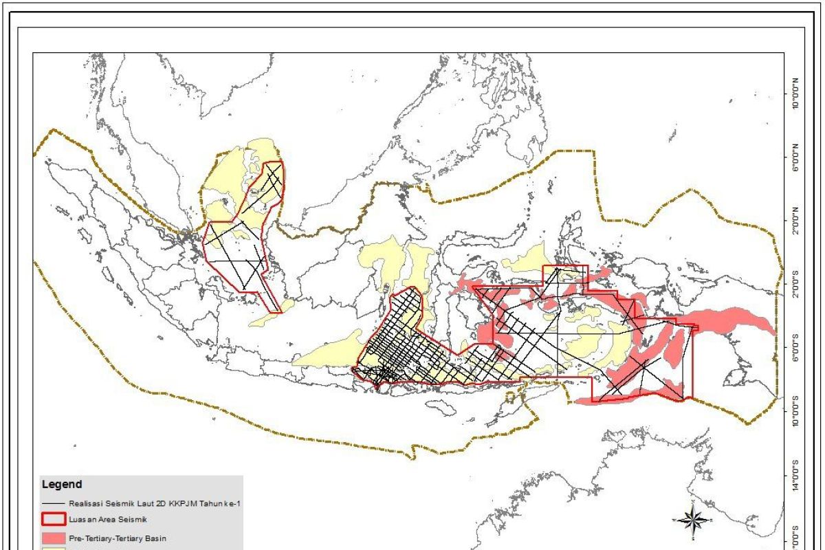 RI berhasil survei seismik terpanjang di Asia Pasifik