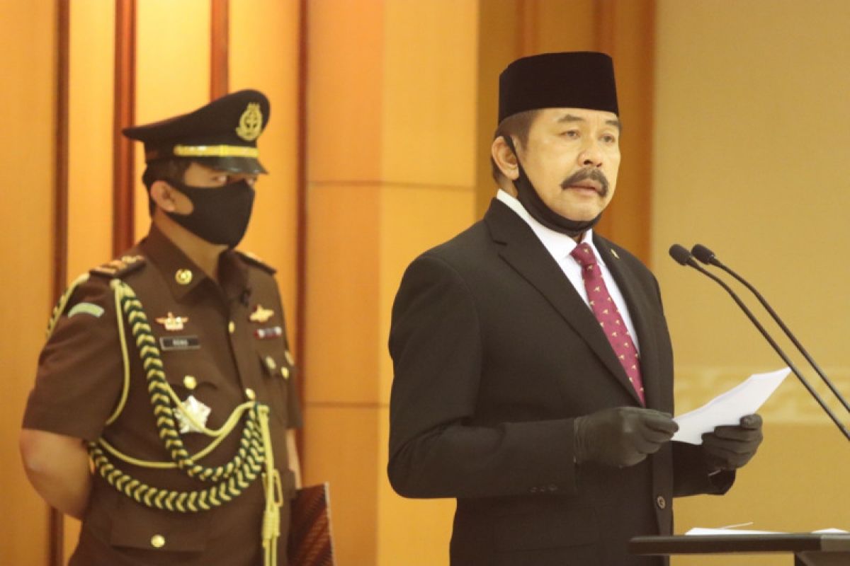 Jaksa Agung ST Burhanuddin melantik Sekretaris Jampidum dan sejumlah eselon II