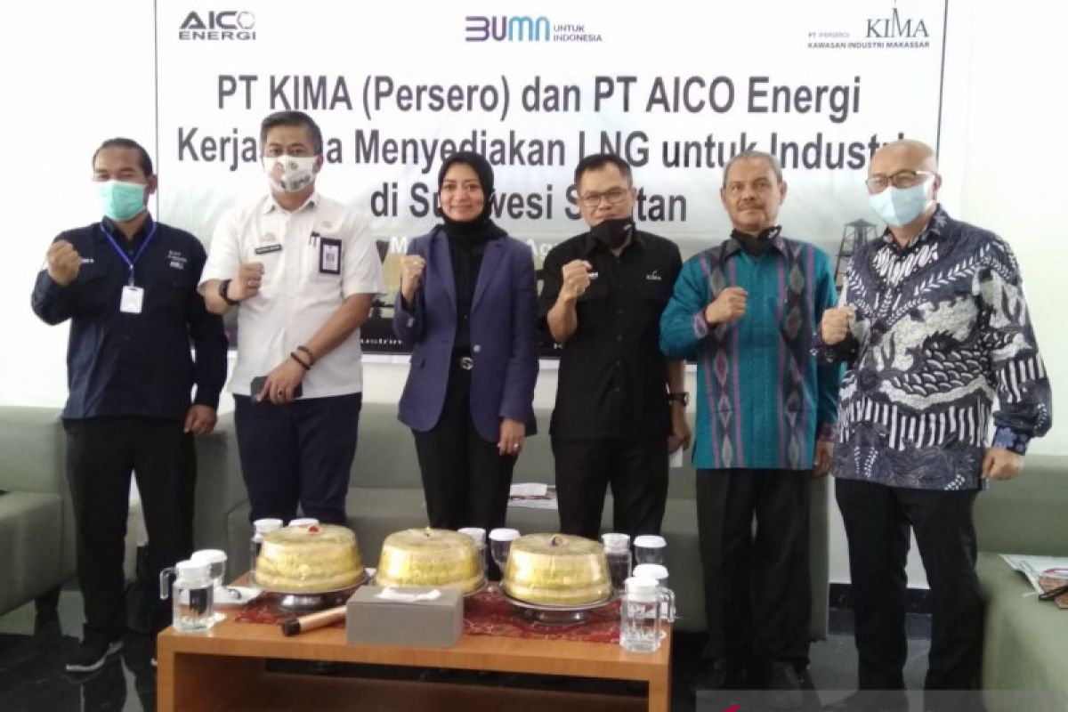 PT KIMA gandeng PT AICO Energi sediakan LNG untuk industri di Sulsel