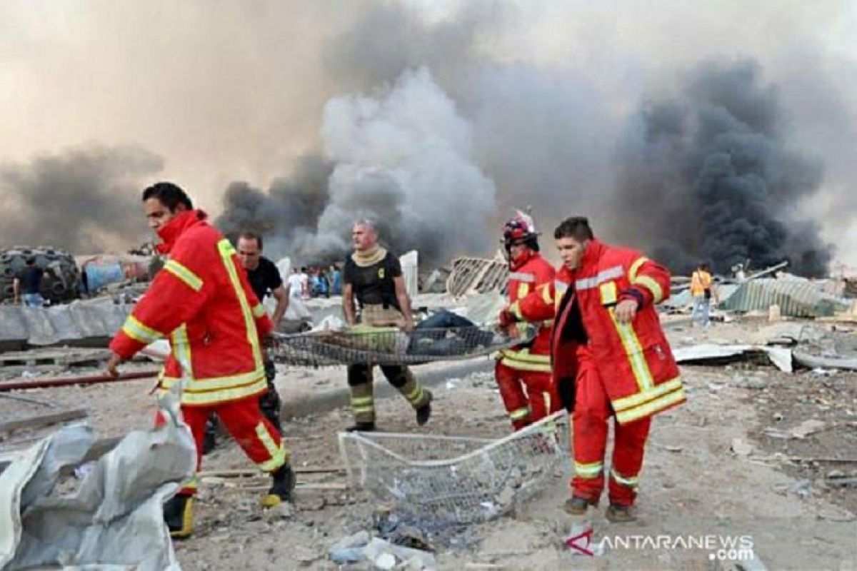 Presiden Lebanon: amonium nitrat jadi penyebab ledakan dahsyat di Pelabuhan Beirut