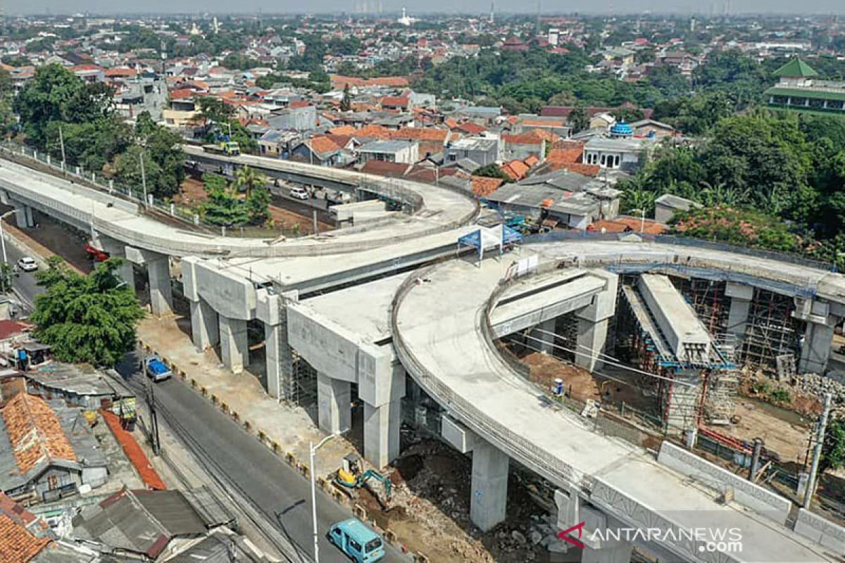 Pekerjaan jalan layang Lenteng Agung dan Tanjung Barat sesuai progres