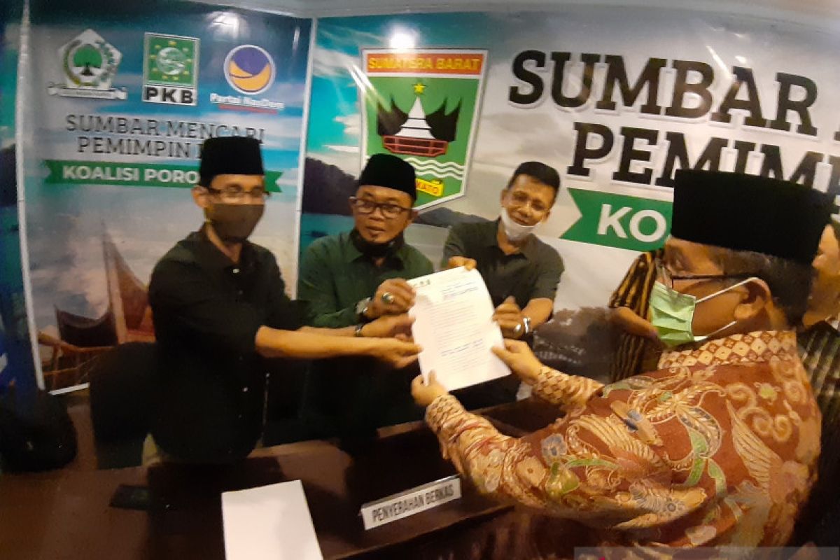 Fauzi dan Gusmal daftar ke Koalisi Poros Baru untuk maju Pilgub Sumbar