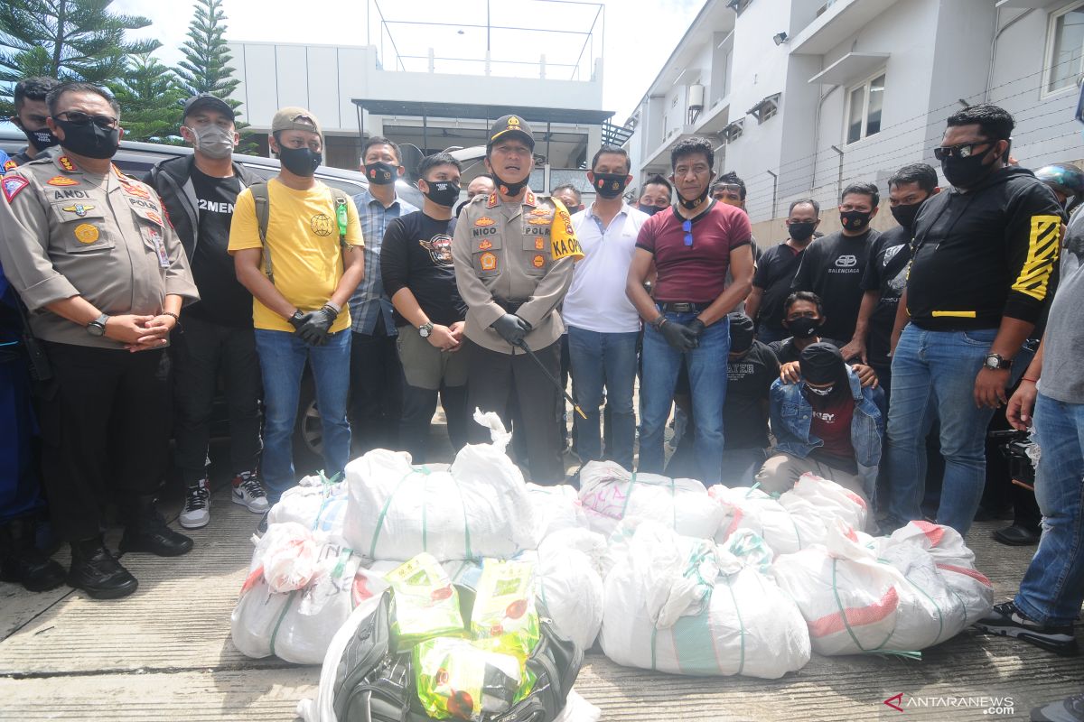 Kapolda Kalsel: 200 kilogram sabu-sabu jaringan Malaysia