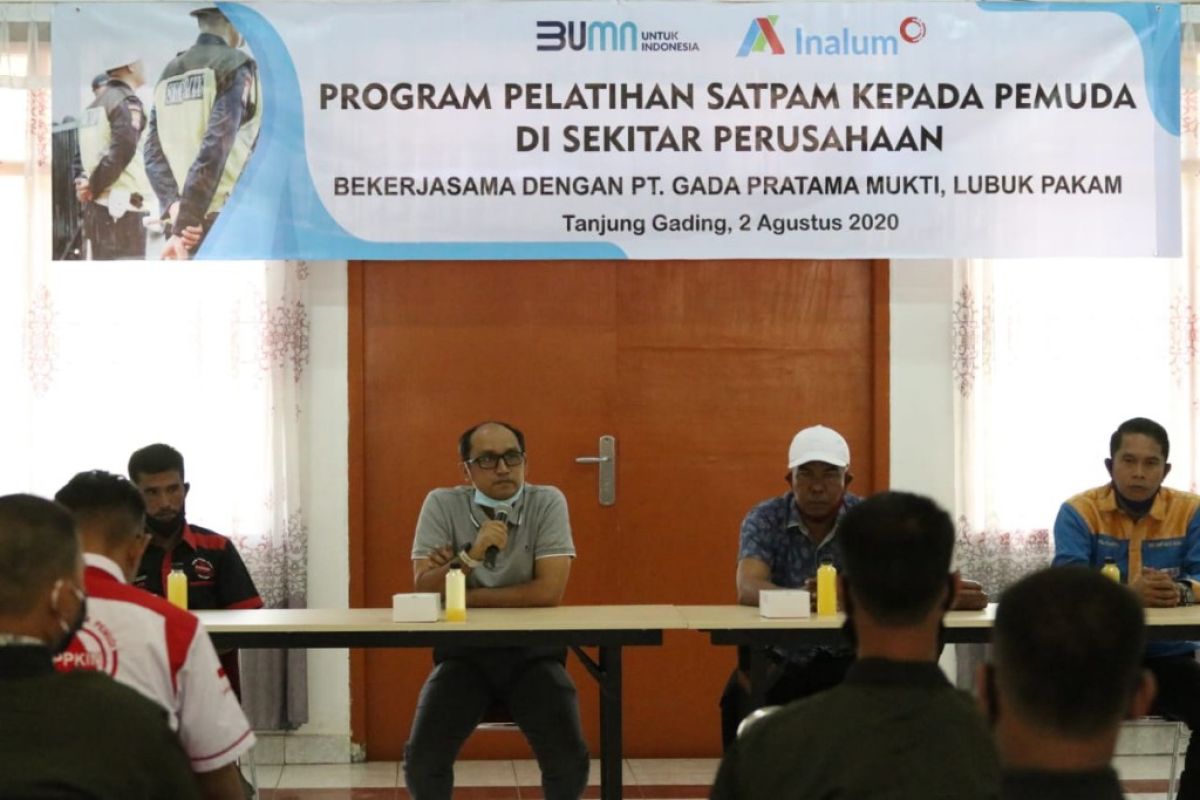 Inalum latih pemuda dalam bidang satpam di Batu Bara