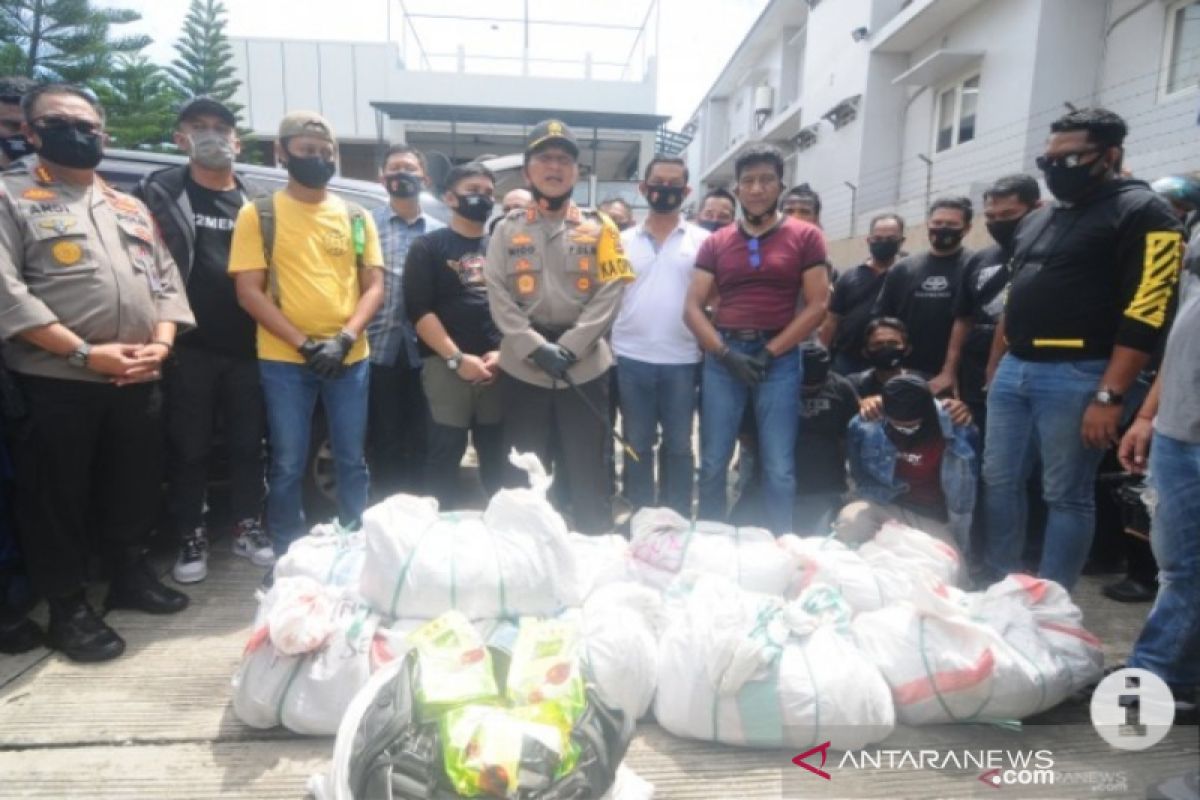 200 kilogram sabu-sabu di Banjarmasin jaringan Malaysia