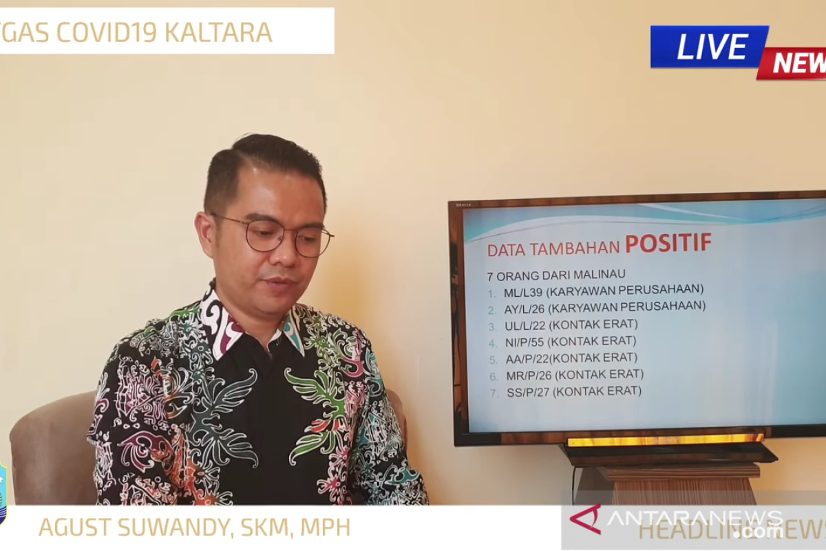 Tujuh kasus positif COVID-19 bertambah di Kaltara