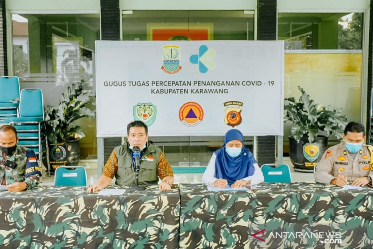 Kasus positif COVID-19 di Karawang kembali bertambah lima orang