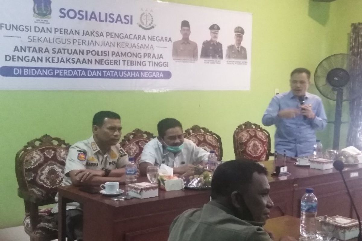 Satpol PP-Kejari Tebing Tinggi jalin kerja sama