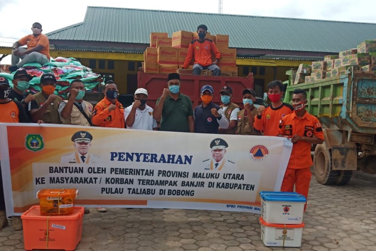 BPBD Malut salurkan bantuan korban banjir Pulau Taliabu