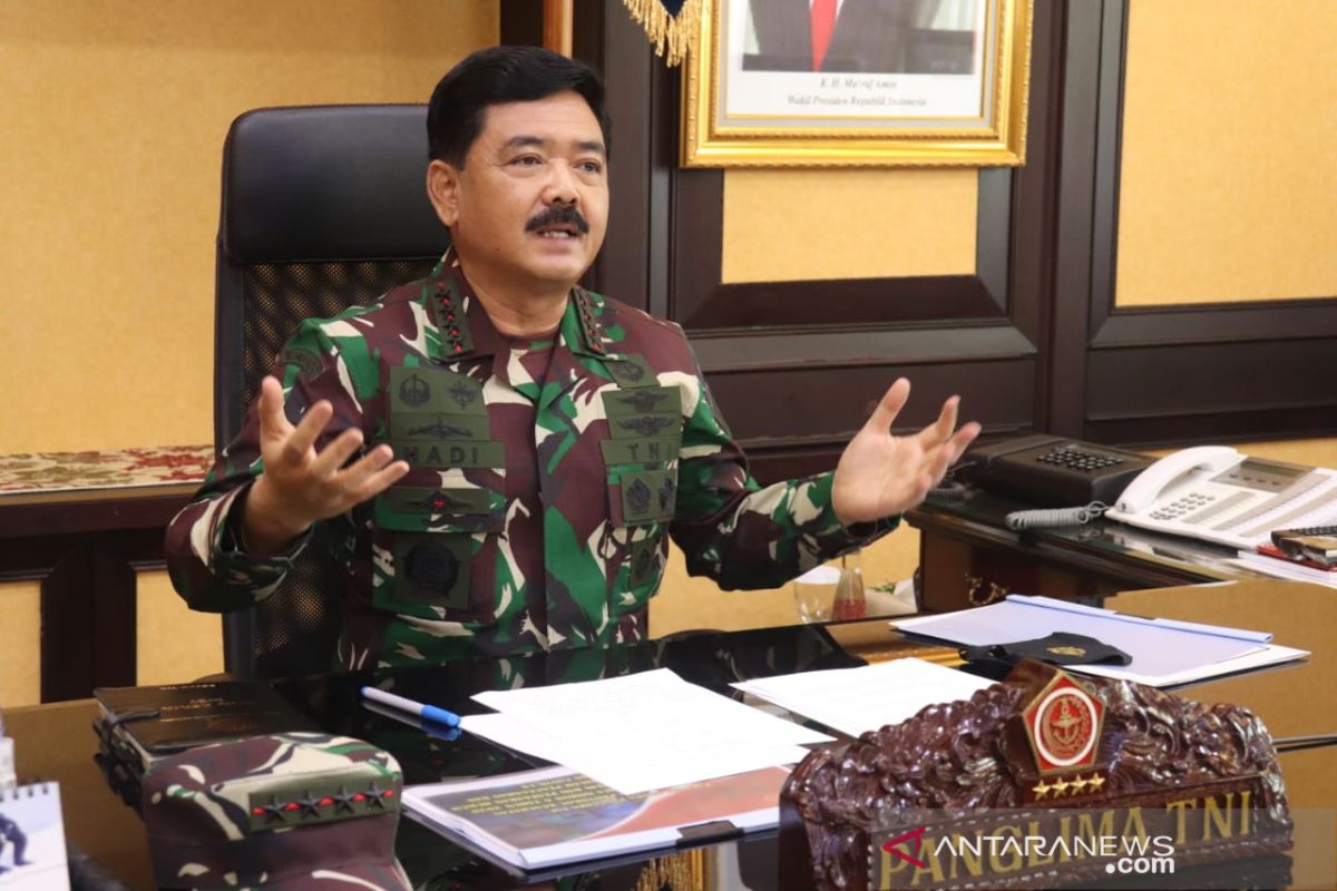 Panglima TNI Marsekal Hadi Tjahjanto mutasi jabatan 62 perwira tinggi