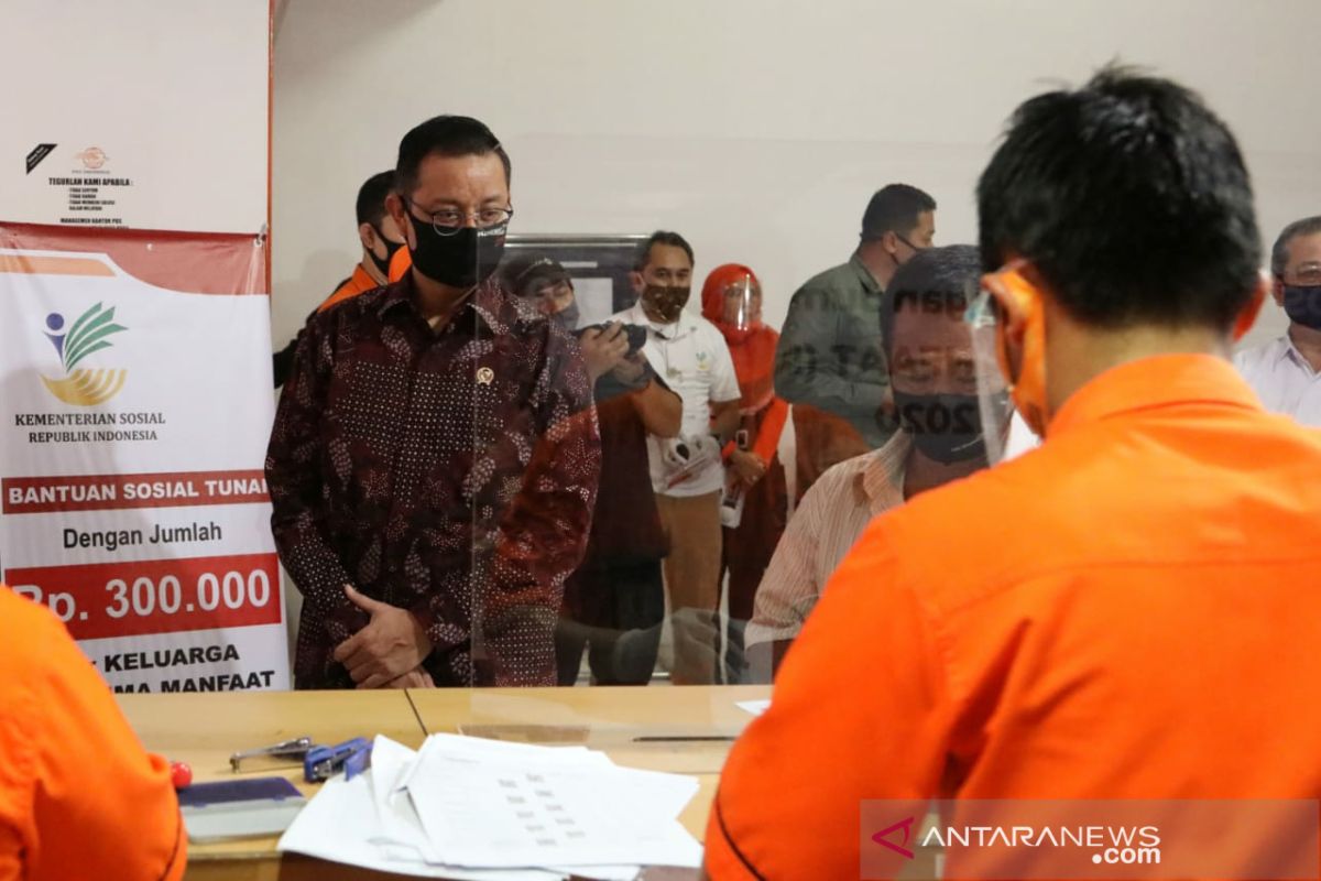 Realisasi anggaran Kemensos capai 59,41 persen