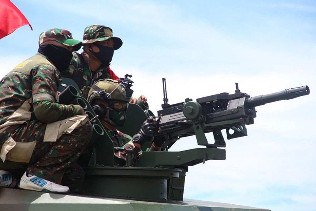 Kodam Iskandar Muda di Aceh gelar latihan senjata berat kendaraan tempur