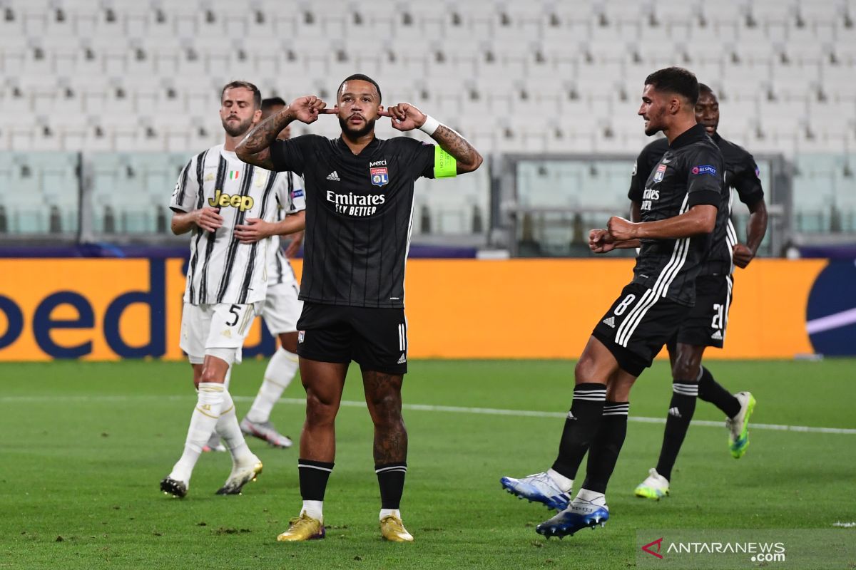 Tim Lyon lolos ke perempat final kendati kalah 1-2 di kandang Juventus