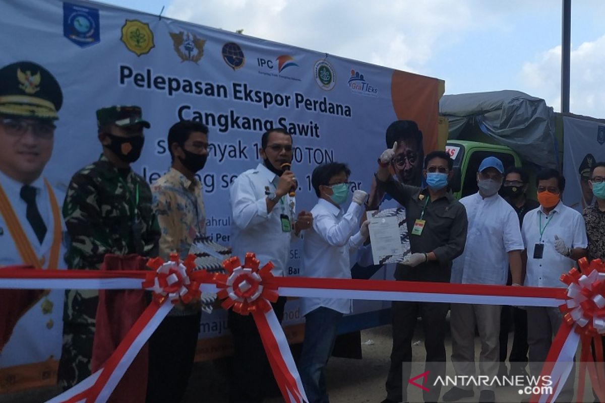 Menteri Pertanian lepas ekspor 10.000 ton cangkang sawit Babel ke Jepang