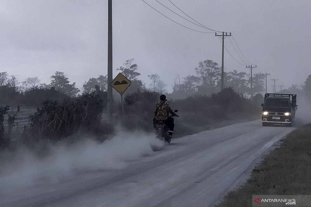 Mt Sinabung erupts for first time during COVID-19 pandemic