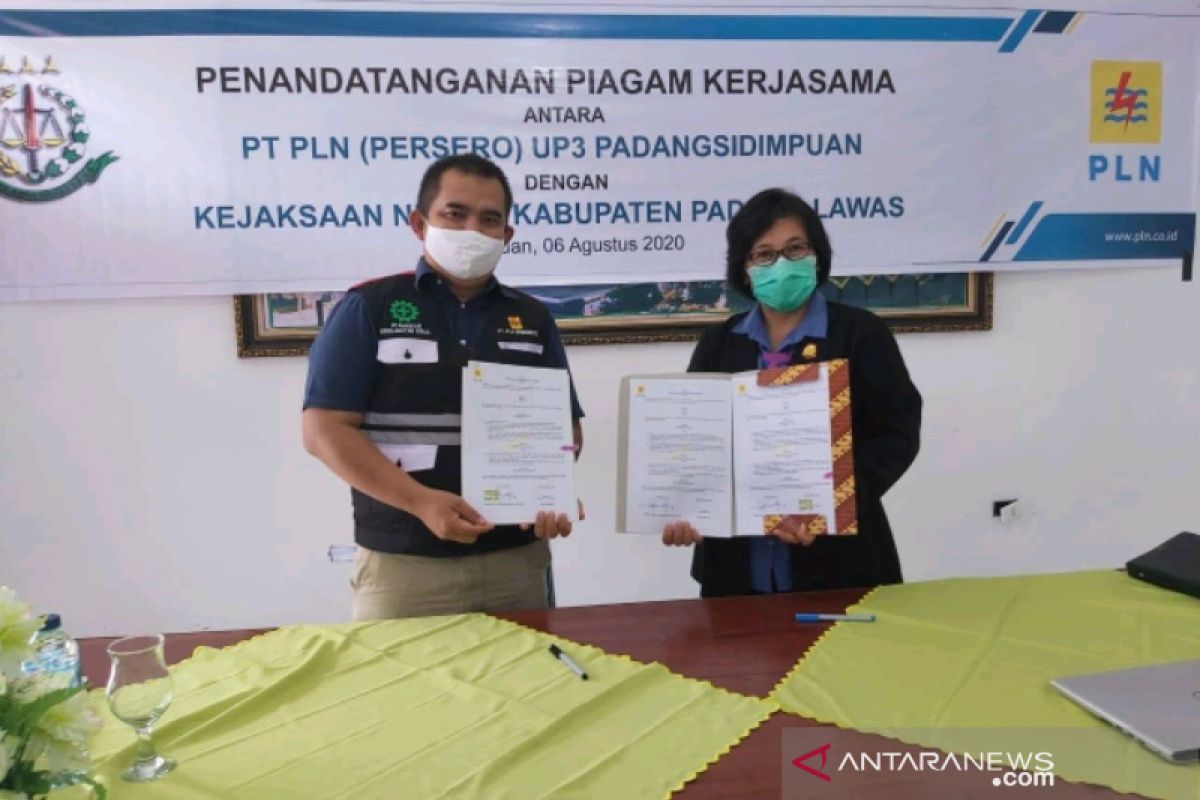 PLN Padangsidimpuan jalin kerjasama dengan Kejari Padang Lawas