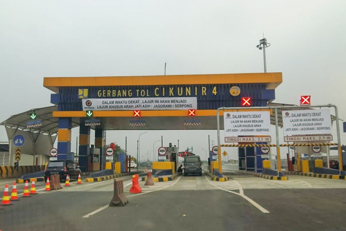 Gerbang Tol Cikunir 4 JORR mulai dioperasikan Selasa