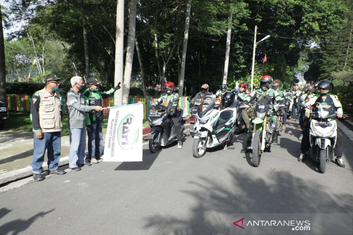 Bupati Asahan lepas jelajah Asahan RAPI Riders 2020