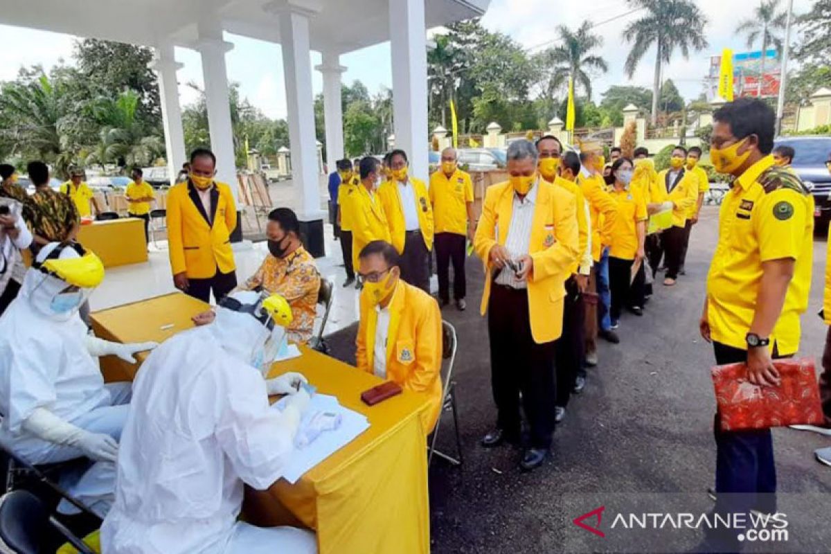 Bupati wajibkan peserta Musda Partai Golkar Lamandau jalani rapid test