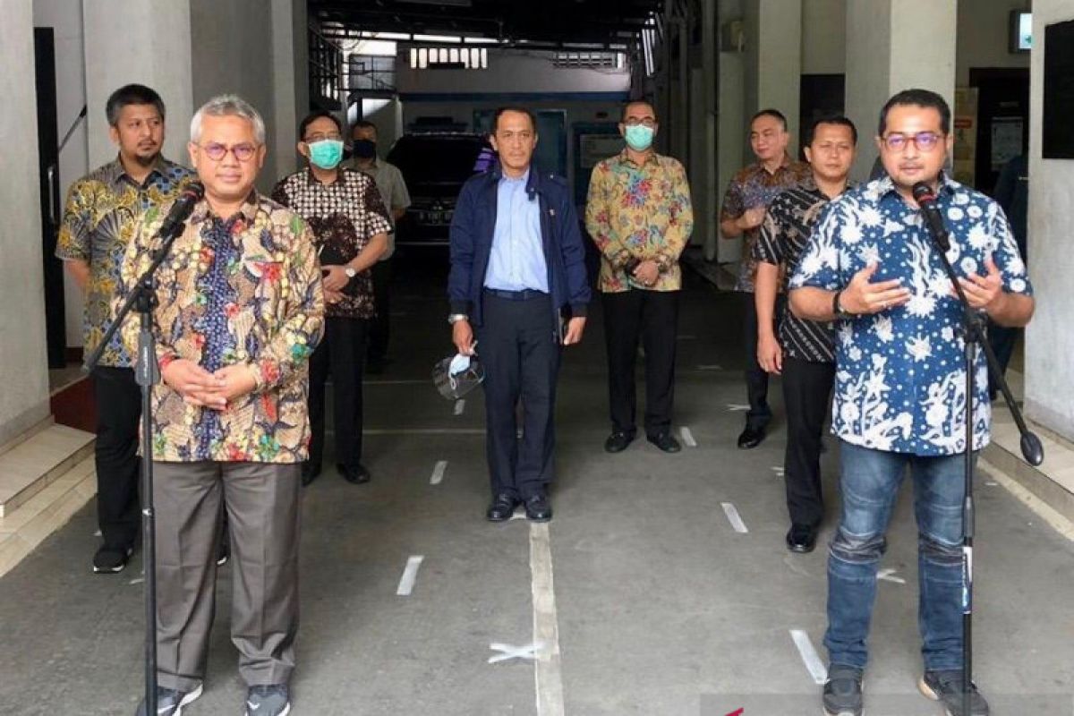 Temui Ketua KPU, Demokrat izin tempatkan petugas di Kantor KPU RI