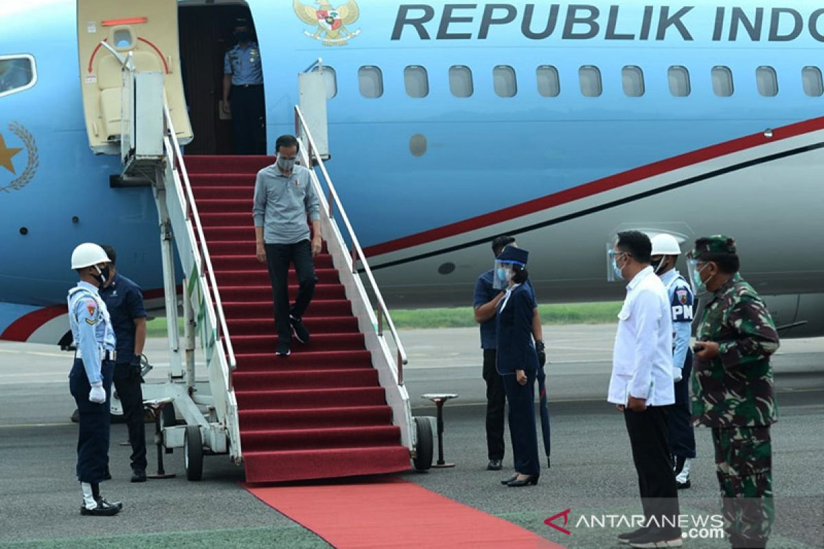 Kunker ke Jabar, Presiden tekankan masker adalah kunci