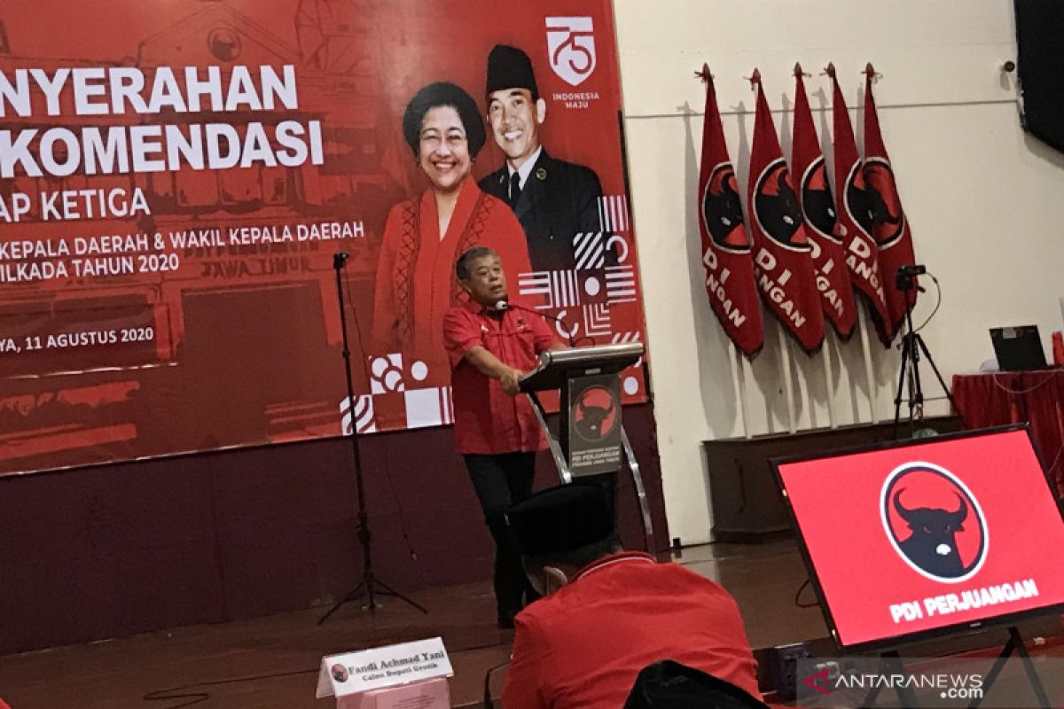 PDIP umumkan calon wali kota Surabaya paling lambat 19 Agustus