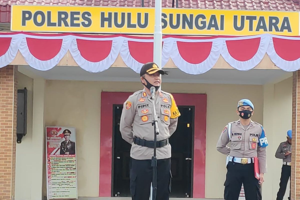 Kapolres HSU terus ingatkan Program Harkamtibmas Kapolda