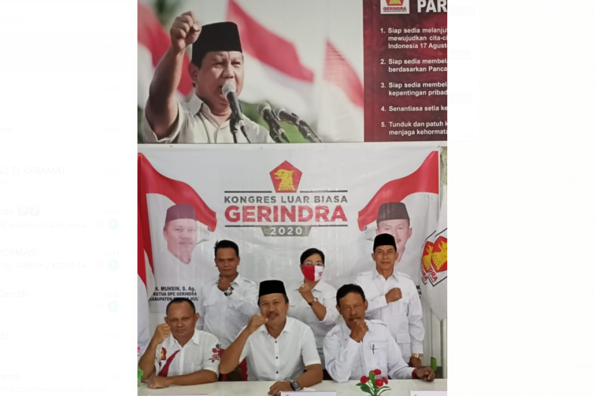 Gerindra Kapuas Hulu dorong Prabowo Subianto Capres 2024 mendatang