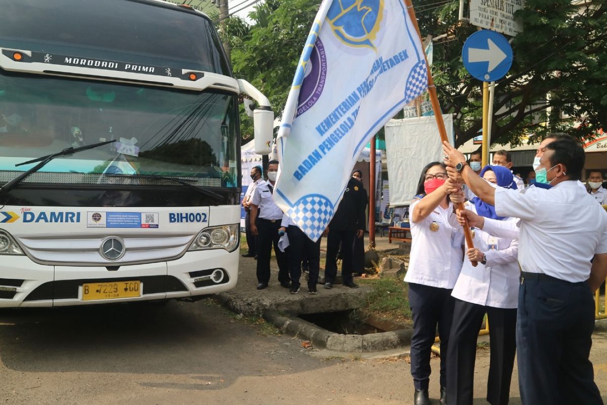 Damri resmi operasikan rute Kemang Pratama Bekasi-Stasiun Gambir