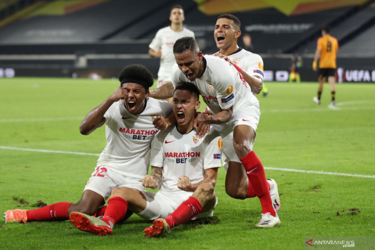 Gol tunggal Ocampos loloskan Sevilla ke semifinal Liga Europa