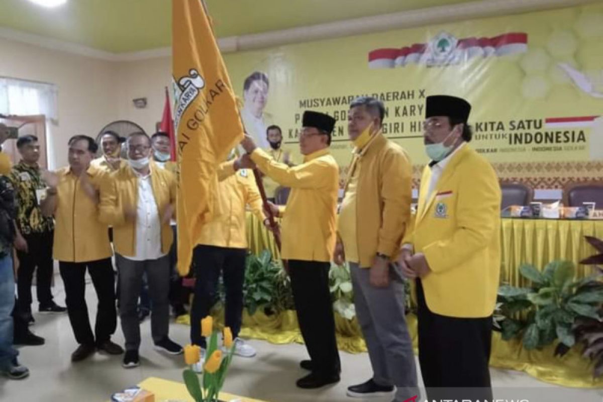 Muhammad Wardan kembali nakhodai Golkar Inhil