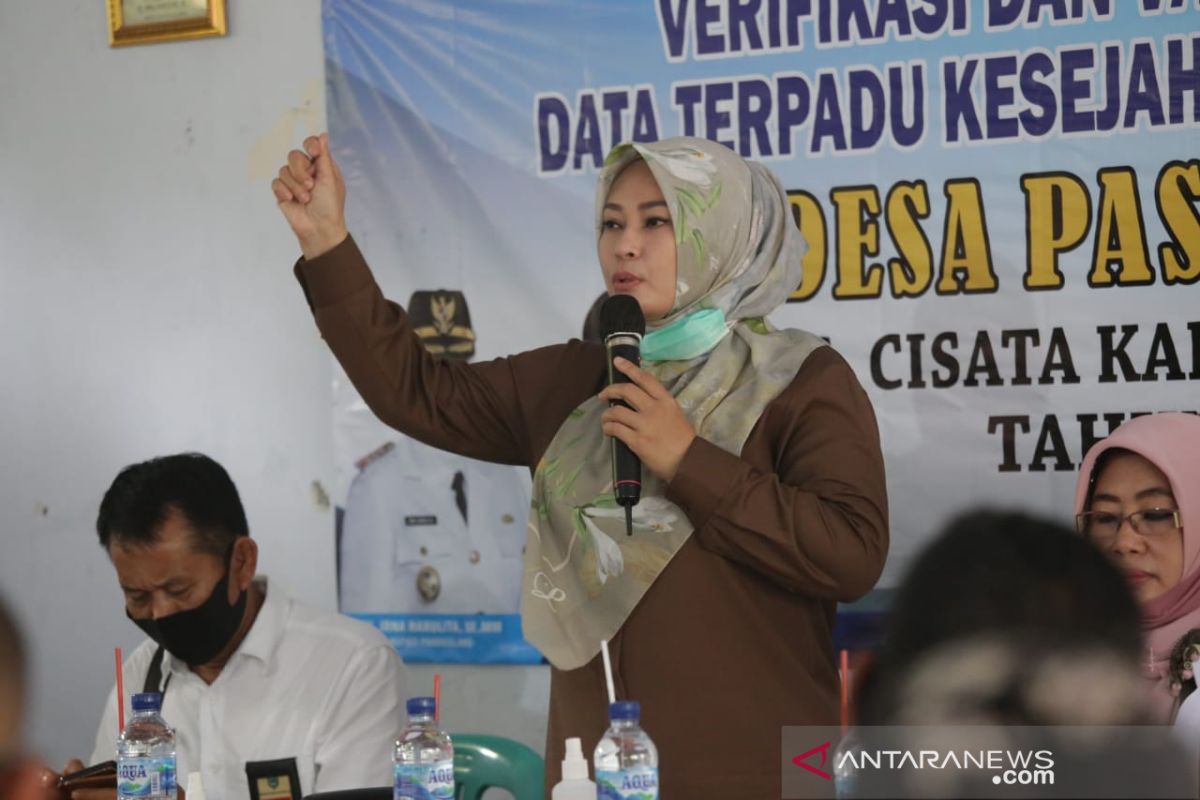 Bupati Irna Berharap Hasil Musdes dapatkan Data DTKS Yang Valid