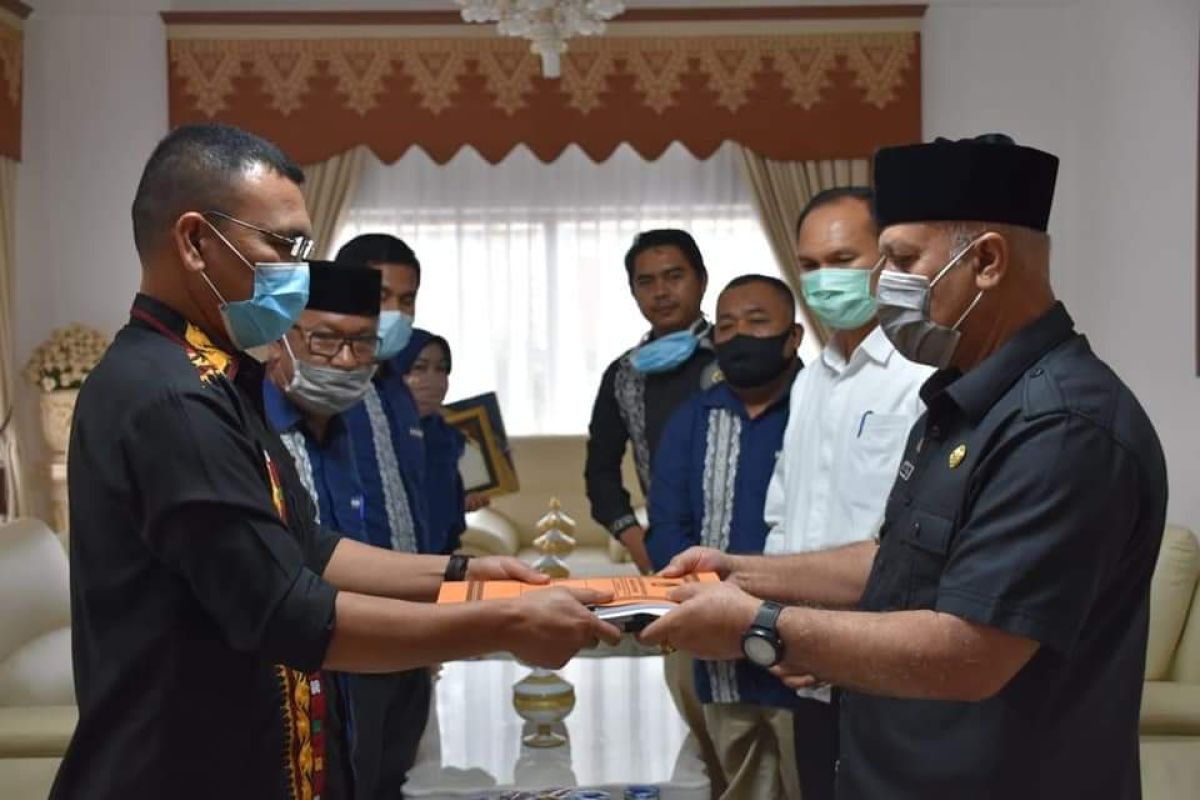 Bupati terima usulan anggaran KIP Aceh Tengah untuk Pilkada 2022