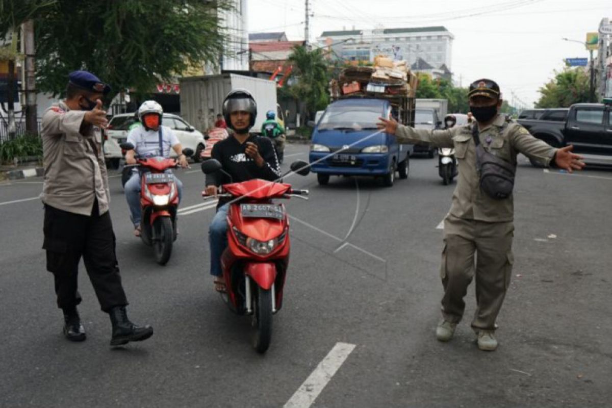 200 warga terjaring razia masker di Kota Yogyakarta