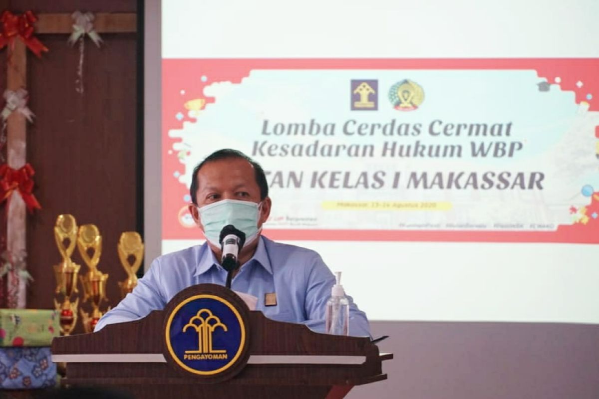 HUT Kemerdekaan RI WBP Rutan Makassar berlomba cerdas cermat