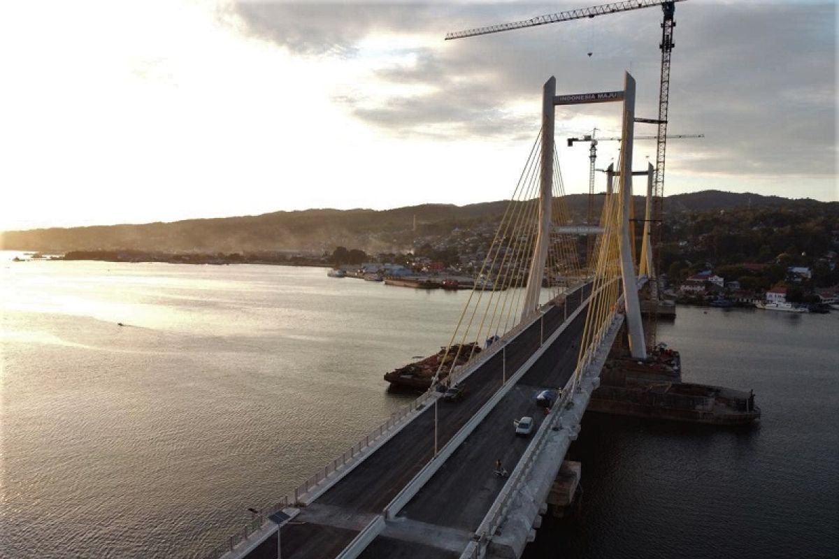 PROGRES JEMBATAN TELUK KENDARI