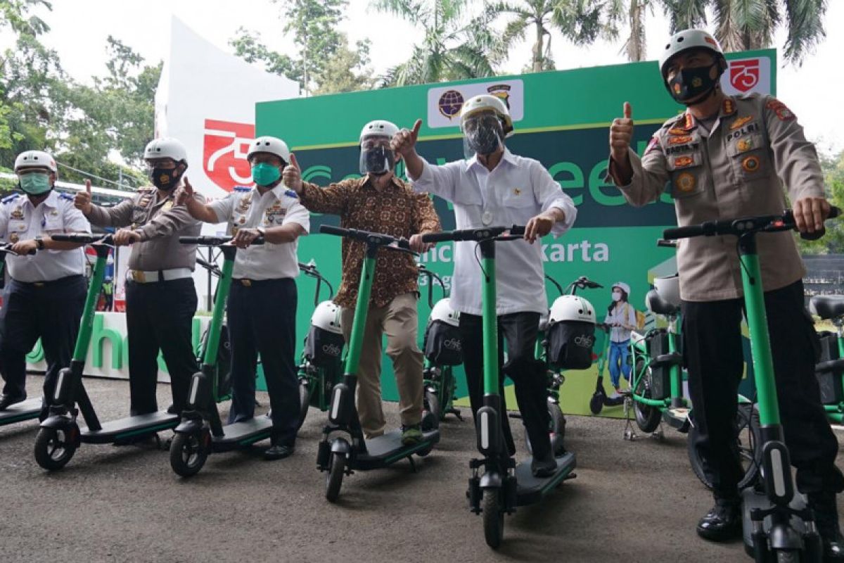 Menhub nilai Grab Wheels moda alternatif di tengah pandemi COVID-19