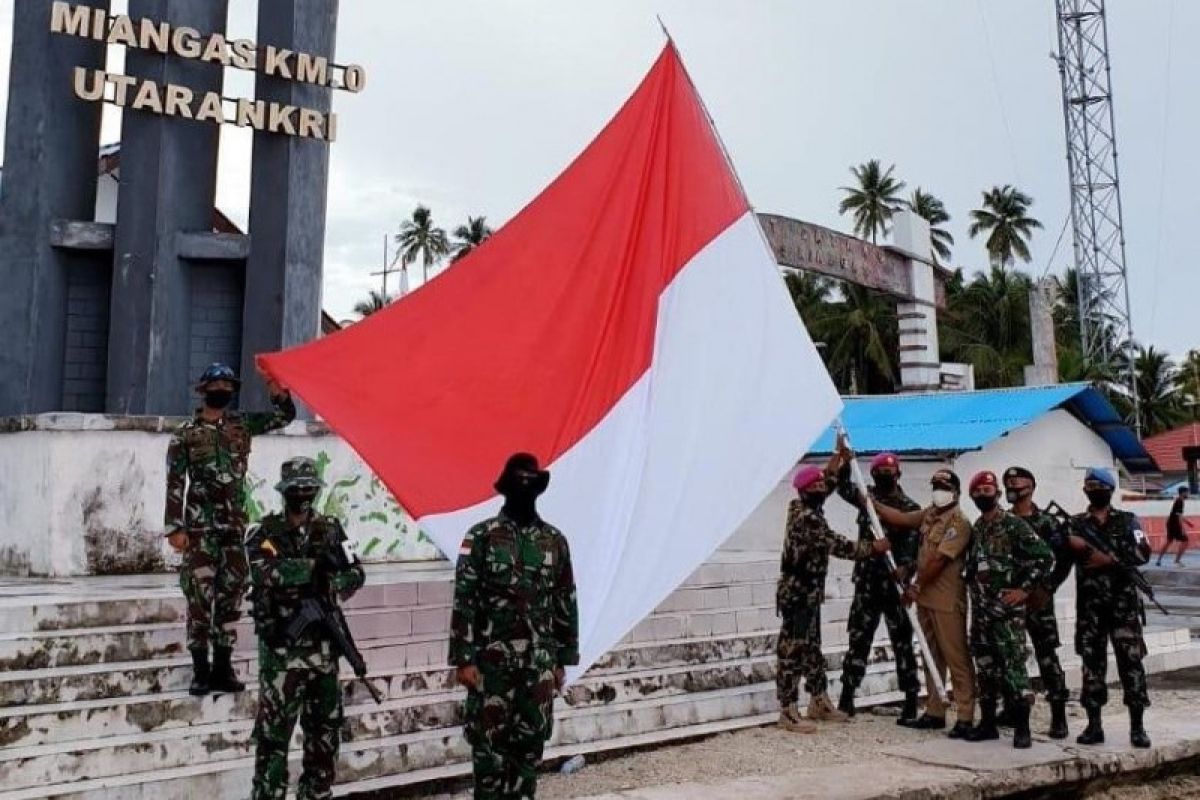 Prajurit Lanal Melonguane laksanakan ekspedisi Merah Putih di Miangas